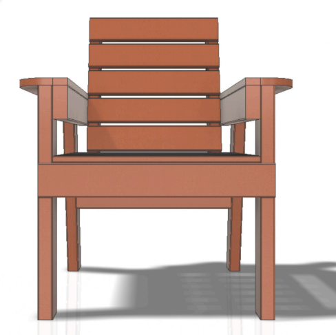 DIY Patio Chair plan