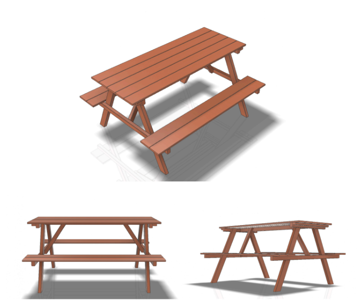 DIY Wooden Picnic Table Plan