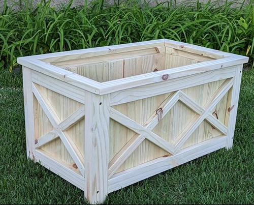 DIY X Frame Planter Box PLAN