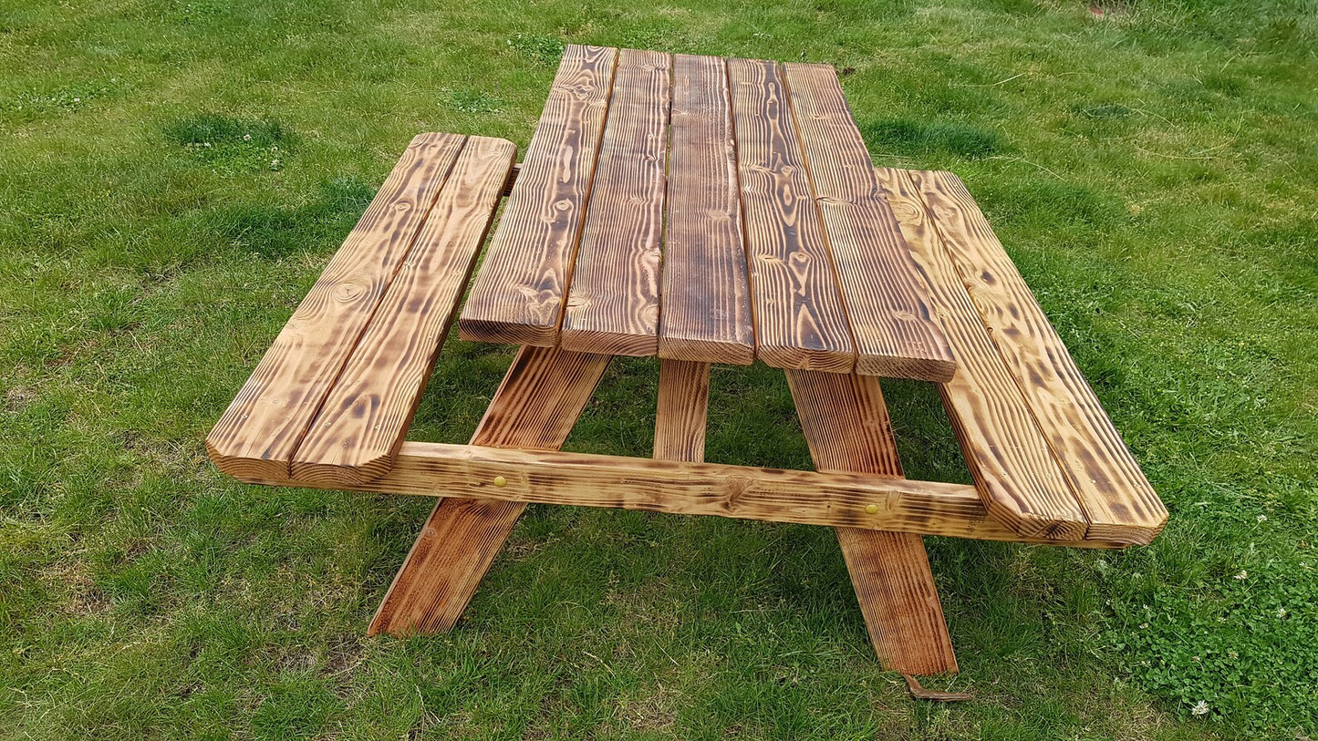 DIY Wooden Picnic Table Plan