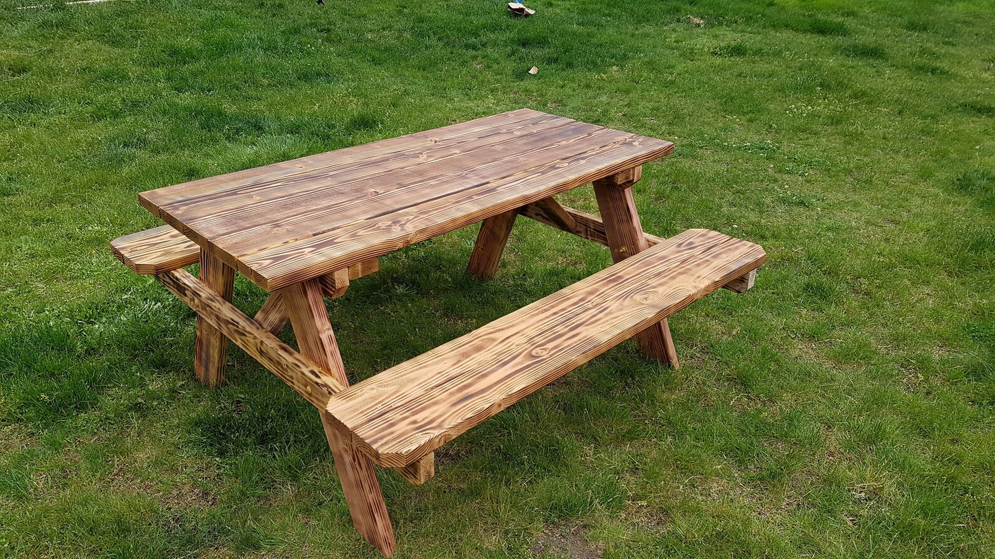 DIY Wooden Picnic Table Plan