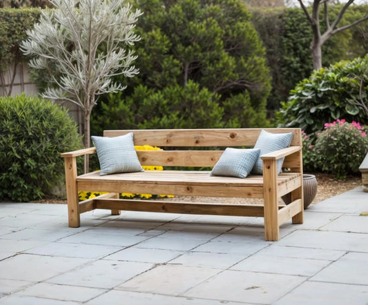 DIY Modern Outdoor Bench Plans