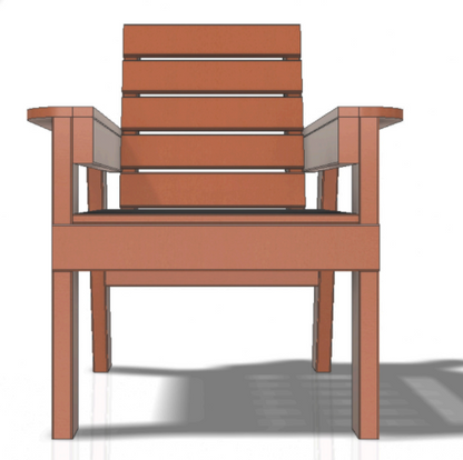 DIY Patio Chair plan