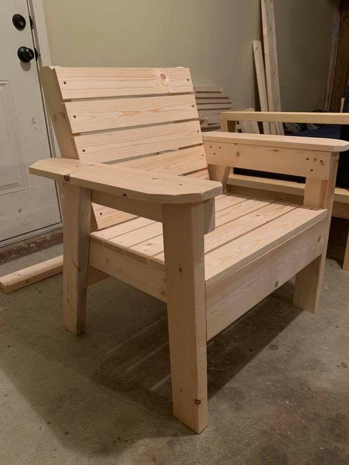 DIY Patio Chair plan