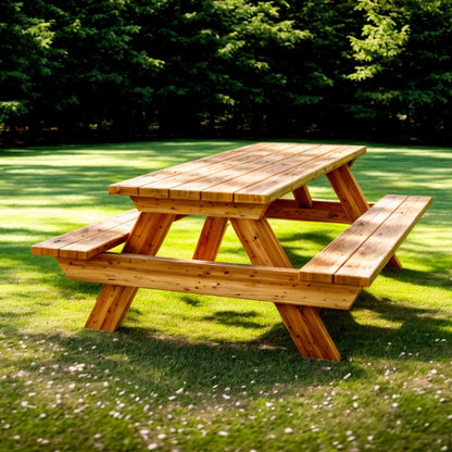 DIY Wooden Picnic Table Plan