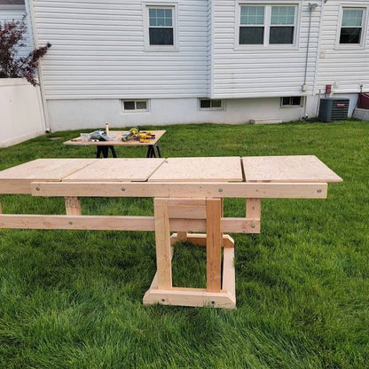 Transforming Storage Shelf / Workbench