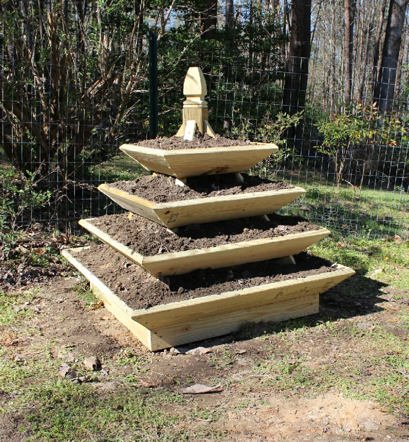 DIY Pyramidal Flower Box plan