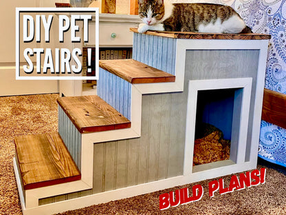 DIY Pet Stairs Plans
