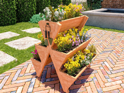 DIY Three-Tier Flower Box