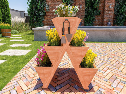 DIY Three-Tier Flower Box
