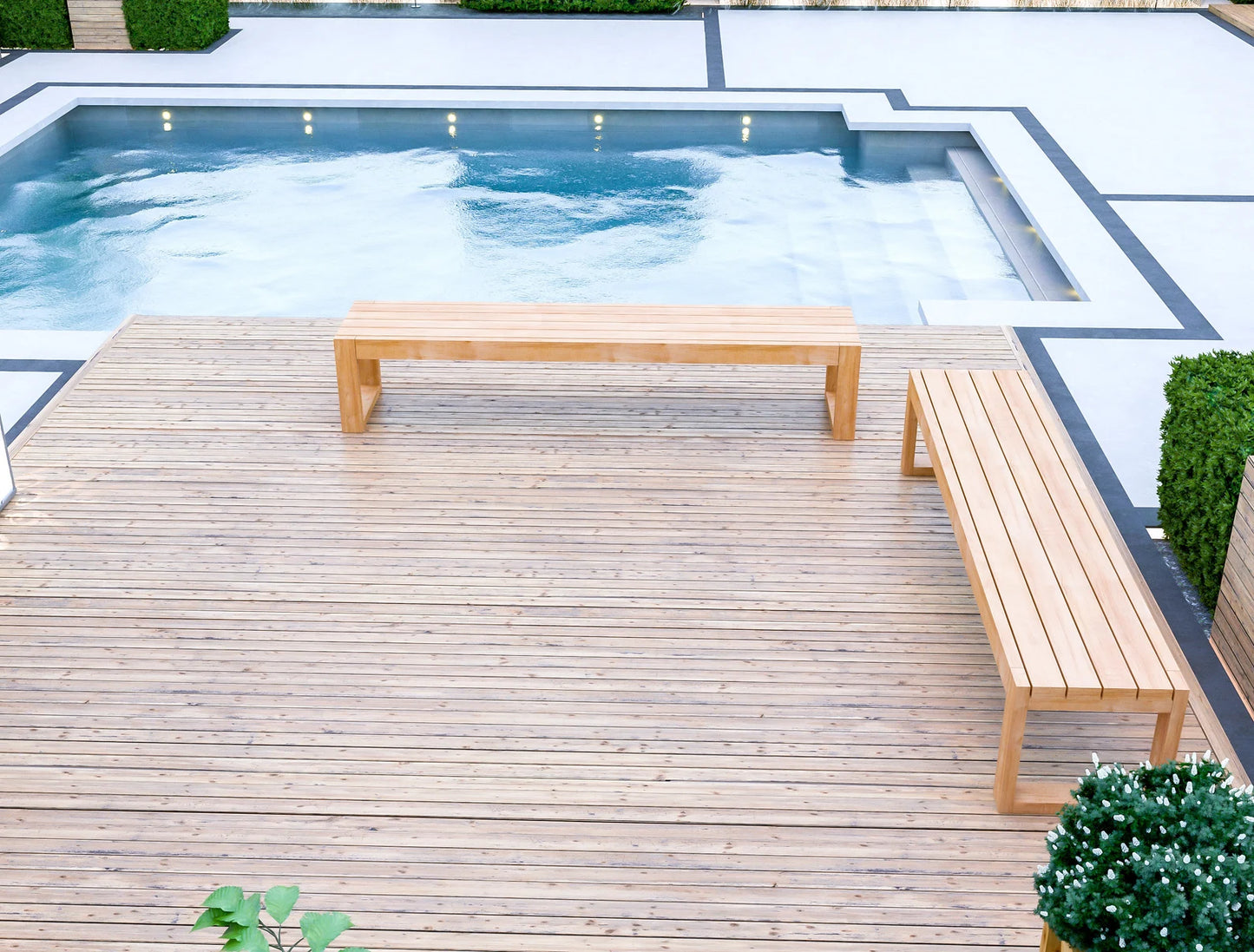 DIY 2 Outdoor Benches plan