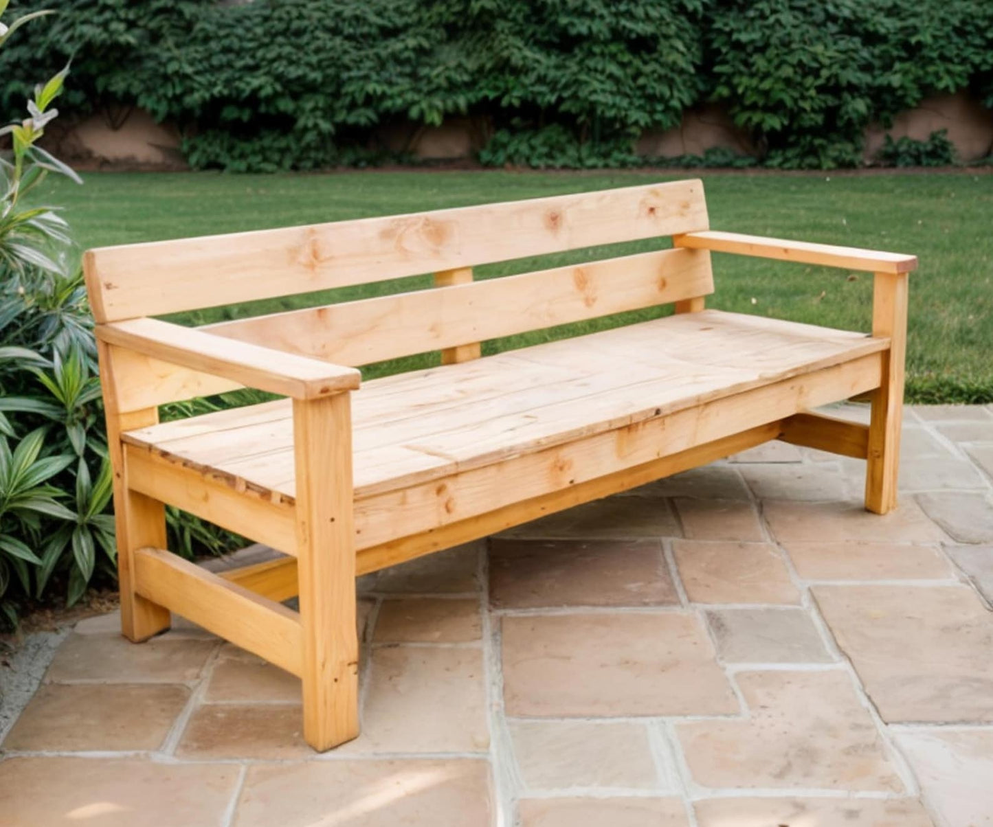 DIY Modern Outdoor Bench Plans