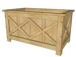 DIY X Frame Planter Box PLAN